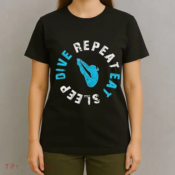 Funny Springboard Divers & Diving Board Game Gift T-Shirt