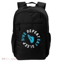 Funny Springboard Divers & Diving Board Game Gift Backpack thumb 0