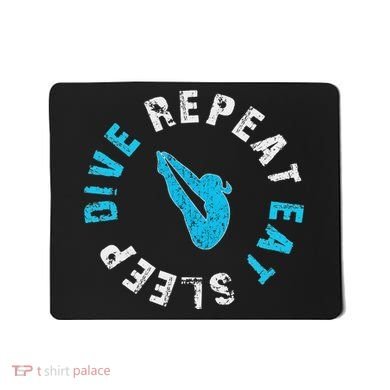 Funny Springboard Divers & Diving Board Game Gift Mousepad