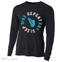Funny Springboard Divers & Diving Board Game Gift Cooling Performance Long Sleeve Crew thumb 0