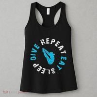 Funny Springboard Divers & Diving Board Game Gift Women's Tank Top thumb 3