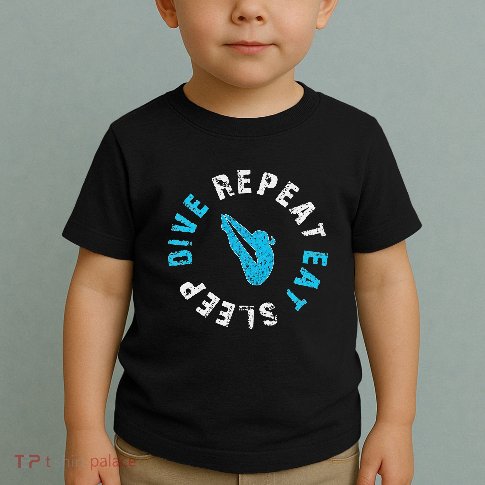 Funny Springboard Divers & Diving Board Game Gift Toddler T-Shirt