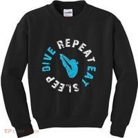 Funny Springboard Divers & Diving Board Game Gift Kids Sweatshirt thumb 0