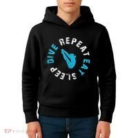 Funny Springboard Divers & Diving Board Game Gift Kids Hoodie thumb 4