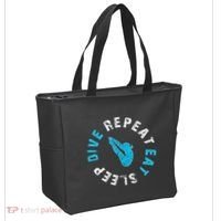 Funny Springboard Divers & Diving Board Game Gift Tote Bag thumb 2