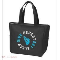 Funny Springboard Divers & Diving Board Game Gift Tote Bag thumb 3