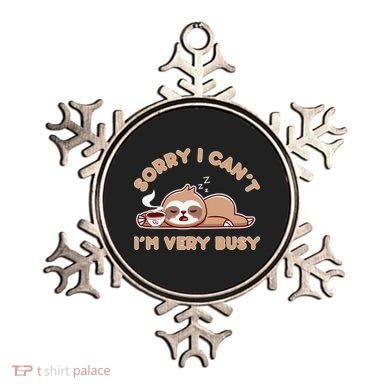 Funny Sloth Design Lazy Nap Humor Sloths Lover  Ornament