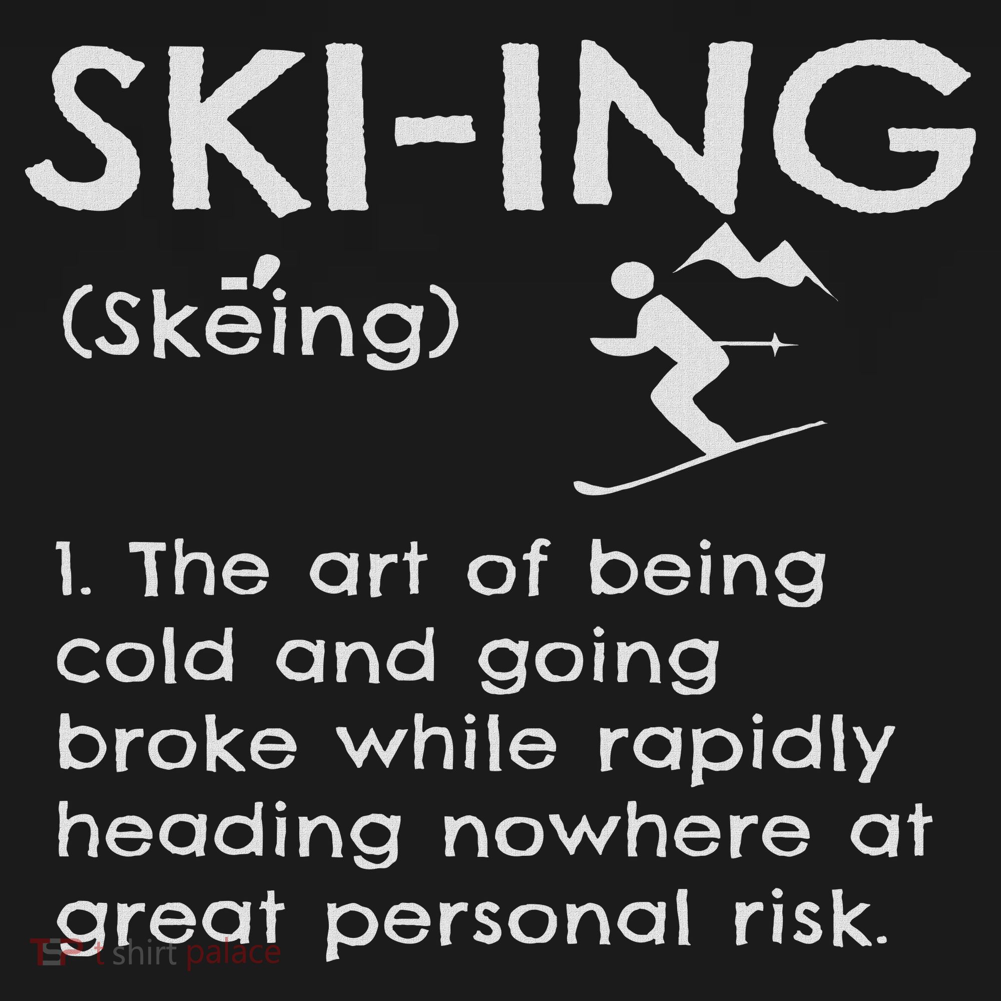 Funny Skiing Definition Ski Gift Idea For Skiers Pajama Set