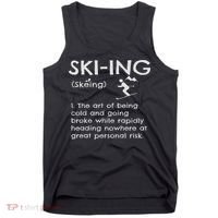 Funny Skiing Definition Ski Gift Idea For Skiers Tank Top thumb 0