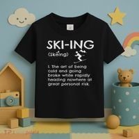 Funny Skiing Definition Ski Gift Idea For Skiers Toddler T-Shirt thumb 3