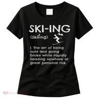 Funny Skiing Definition Ski Gift Idea For Skiers Women's T-Shirt thumb 0