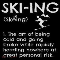 Funny Skiing Definition Ski Gift Idea For Skiers Women's T-Shirt thumb 6