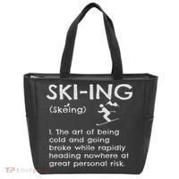 Funny Skiing Definition Ski Gift Idea For Skiers Tote Bag thumb 0