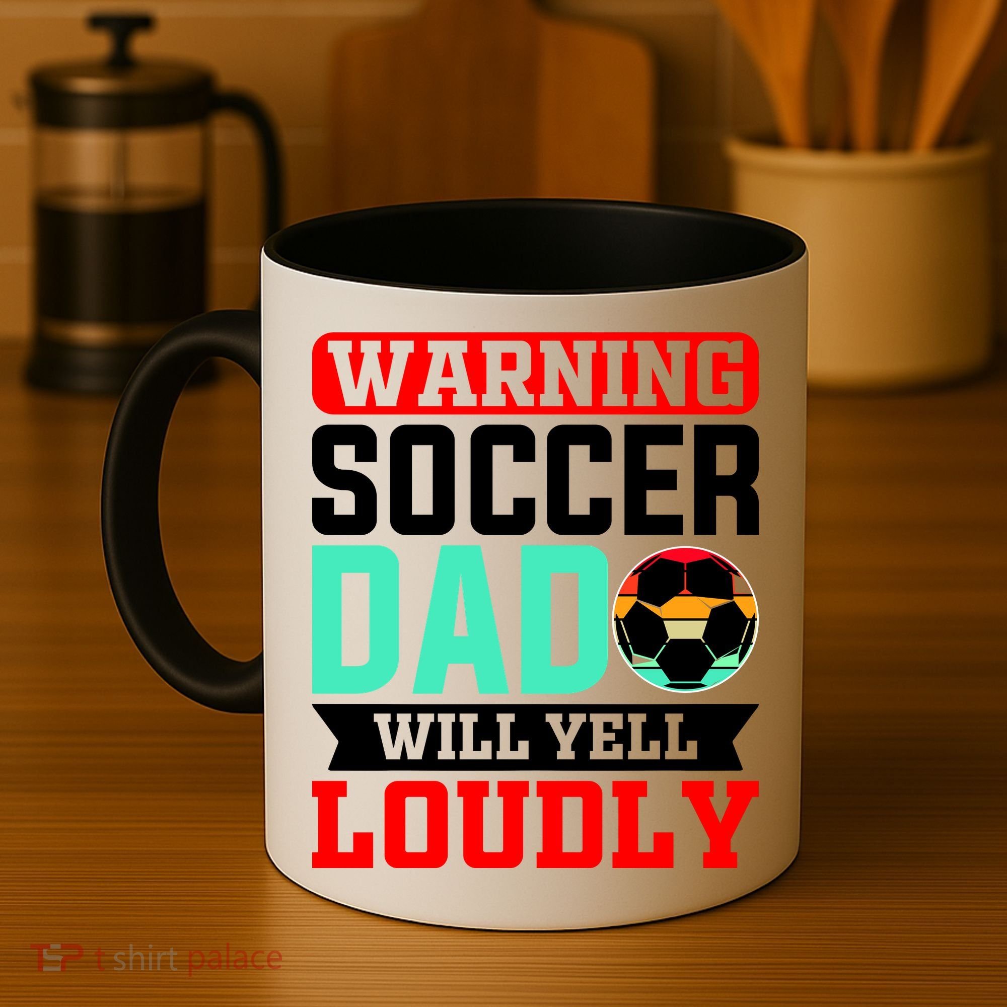 Funny Soccer Dad Will Yell Loudly Coffee Mug