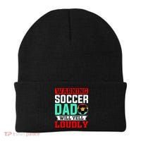 Funny Soccer Dad Will Yell Loudly Beanie thumb 0