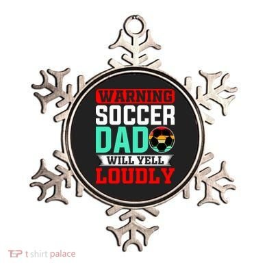 Funny Soccer Dad Will Yell Loudly Ornament