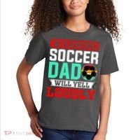 Funny Soccer Dad Will Yell Loudly Kids T-Shirt thumb 2