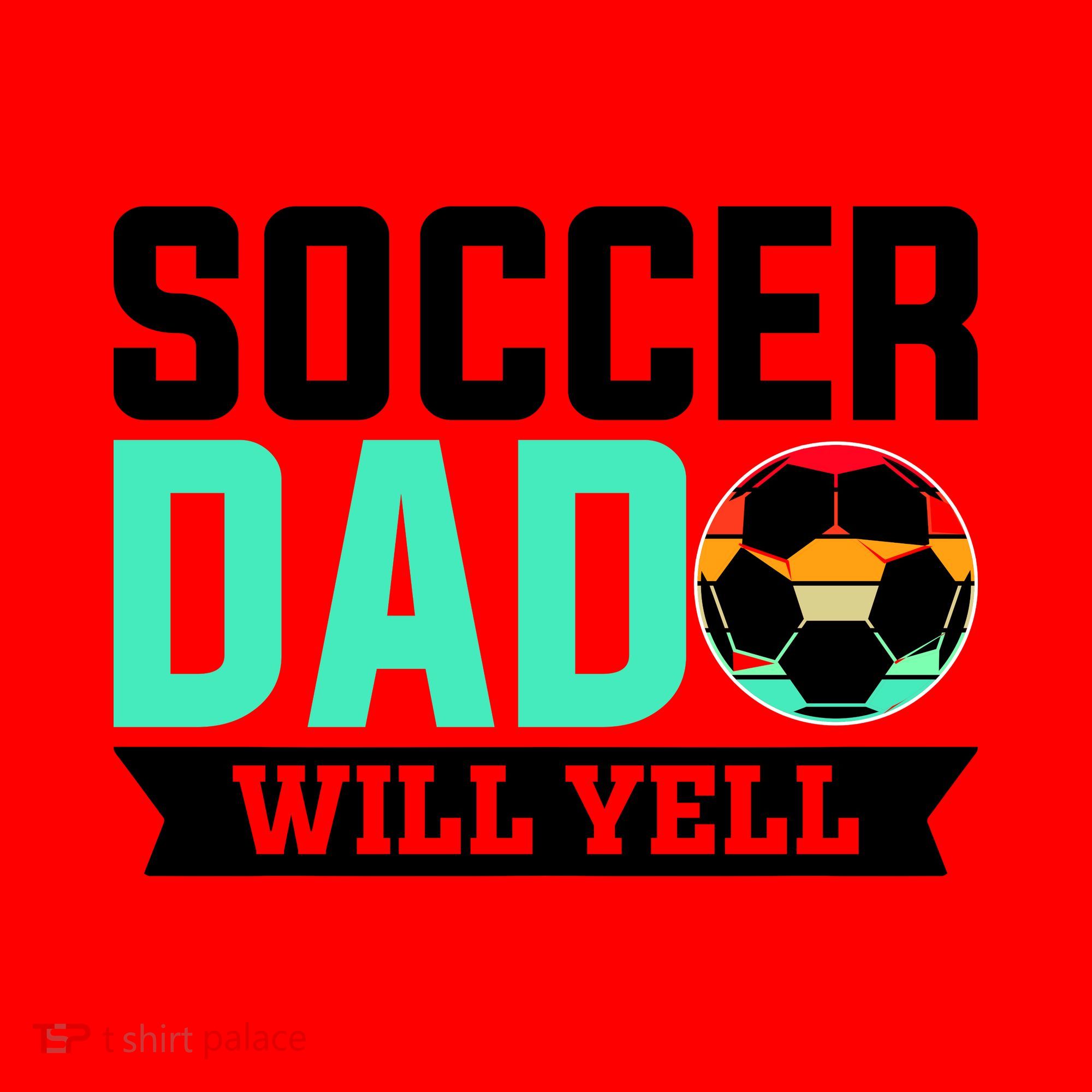 Funny Soccer Dad Will Yell Loudly Santa Hat