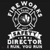 Fireworks Safety Director I Run You Run Bang Dept Patriotic Pajama Set thumb 2