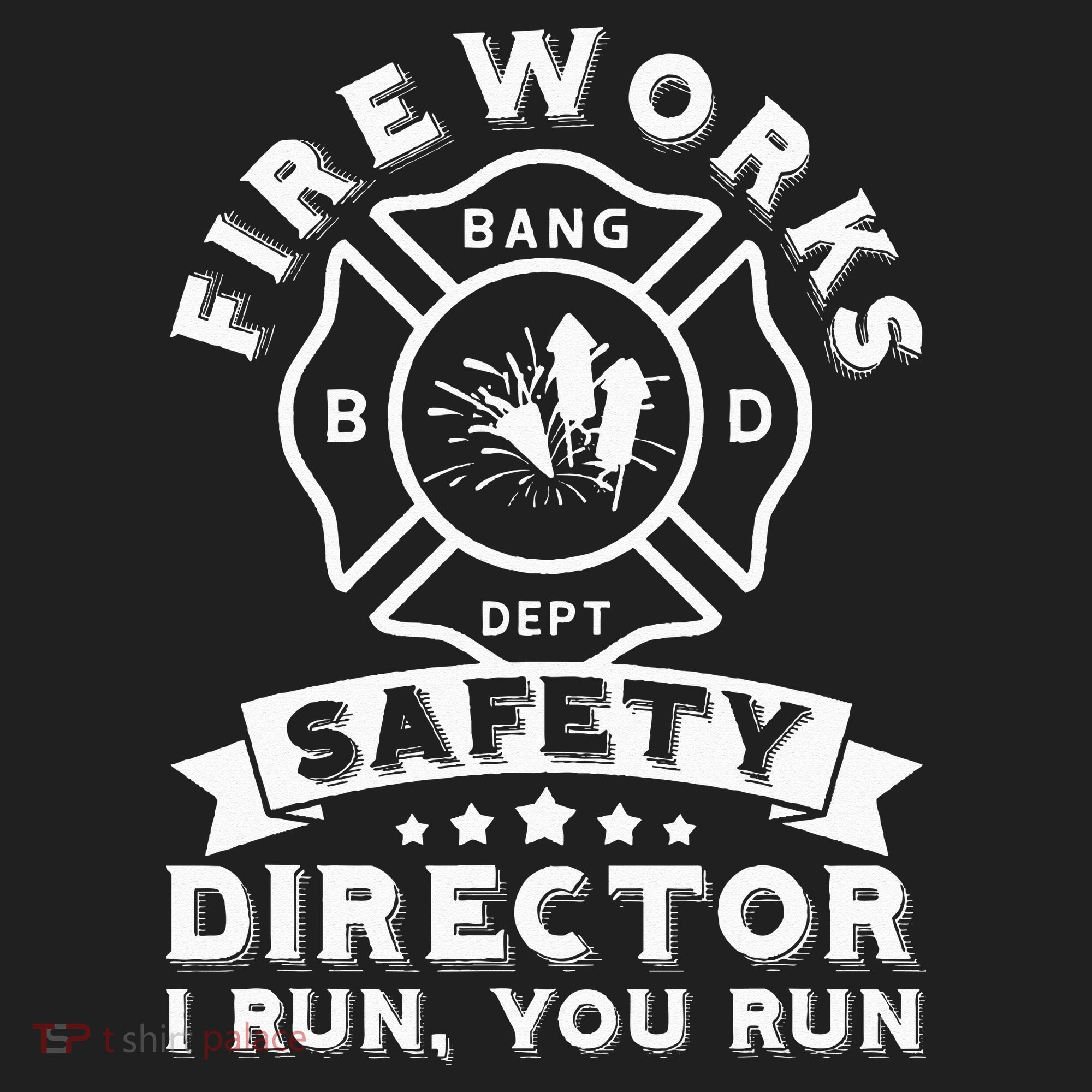 Fireworks Safety Director I Run You Run Bang Dept Patriotic Hat