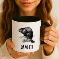Funny Saying Dam It Beaver Funny Beaver Saying Coffee Mug thumb 3