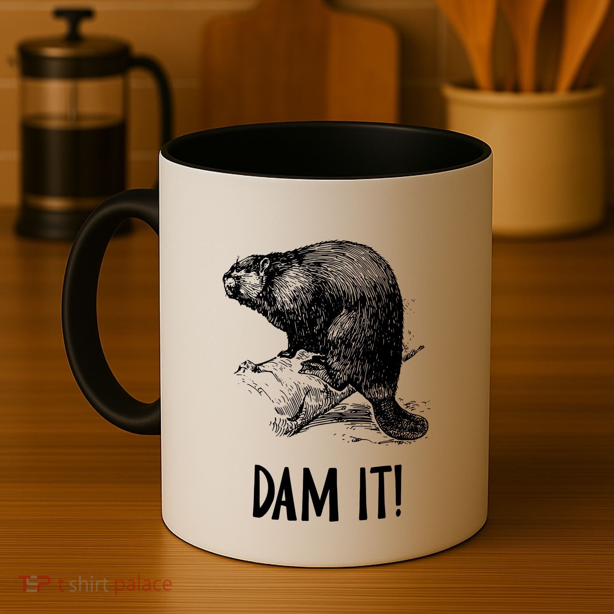 Funny Saying Dam It Beaver Funny Beaver Saying Coffee Mug