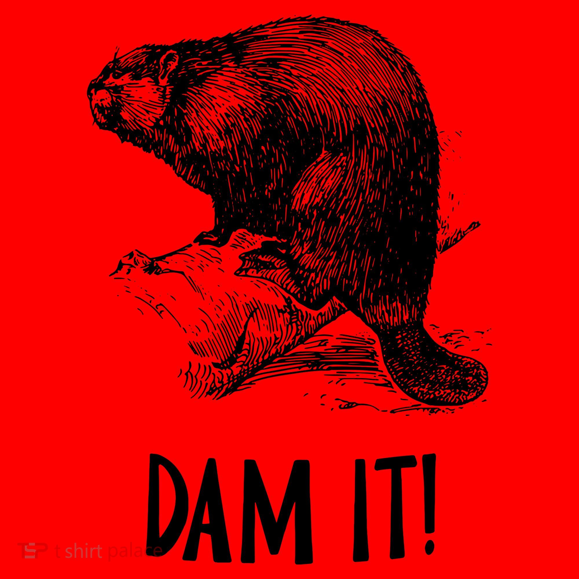 Funny Saying Dam It Beaver Funny Beaver Saying Santa Hat