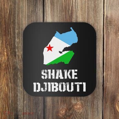 Funny Shake Djibouti Coaster