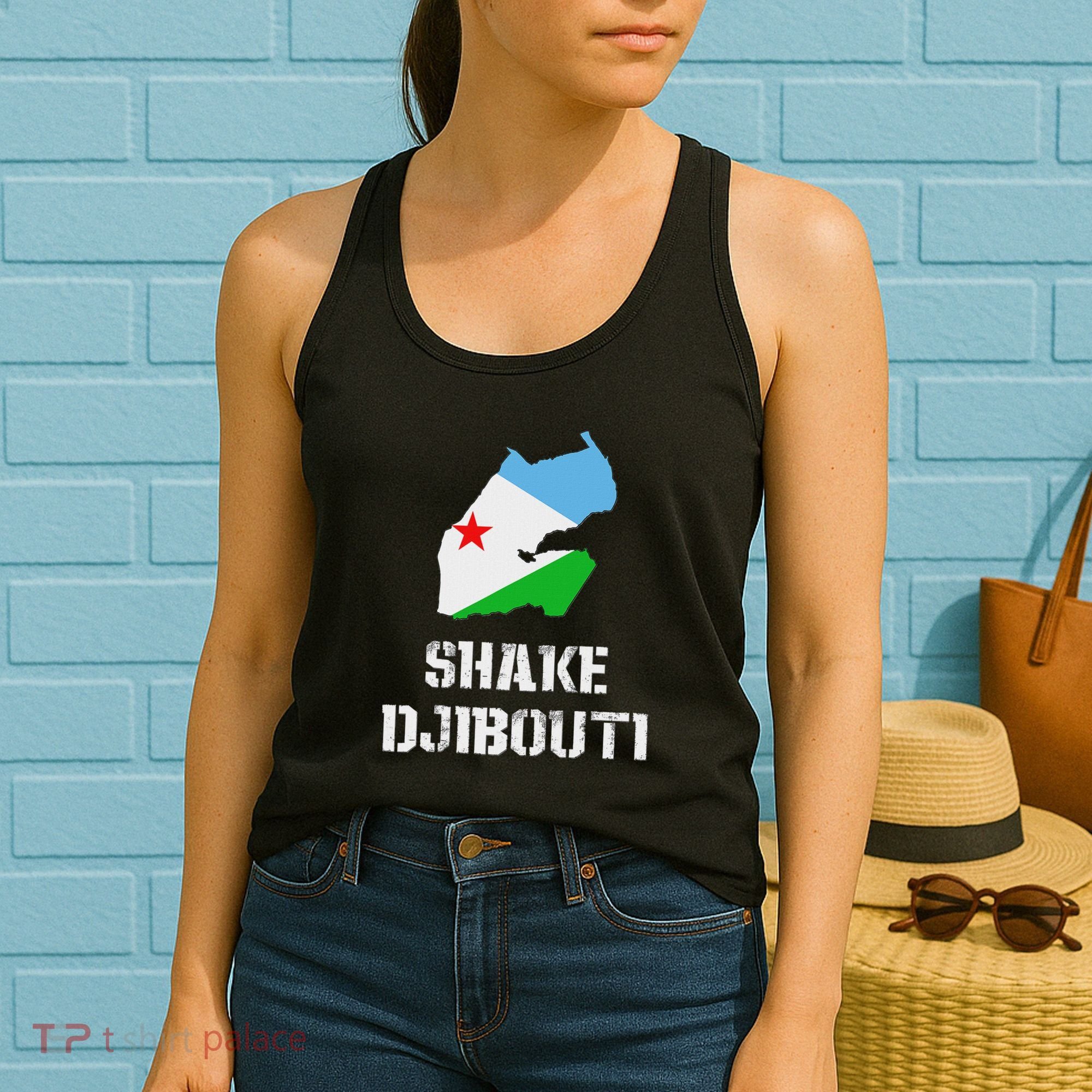 Funny Shake Djibouti Women's Tank Top