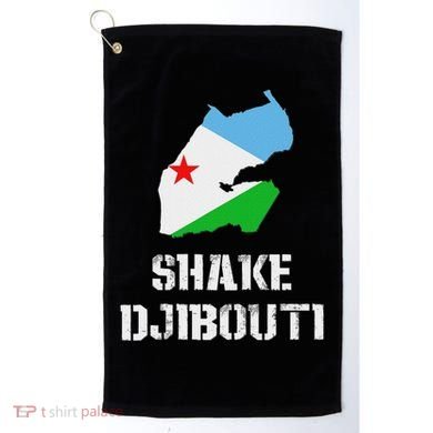 Funny Shake Djibouti Golf Towel