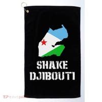 Funny Shake Djibouti Golf Towel thumb 0