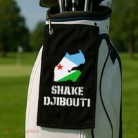 Funny Shake Djibouti Golf Towel thumb 2