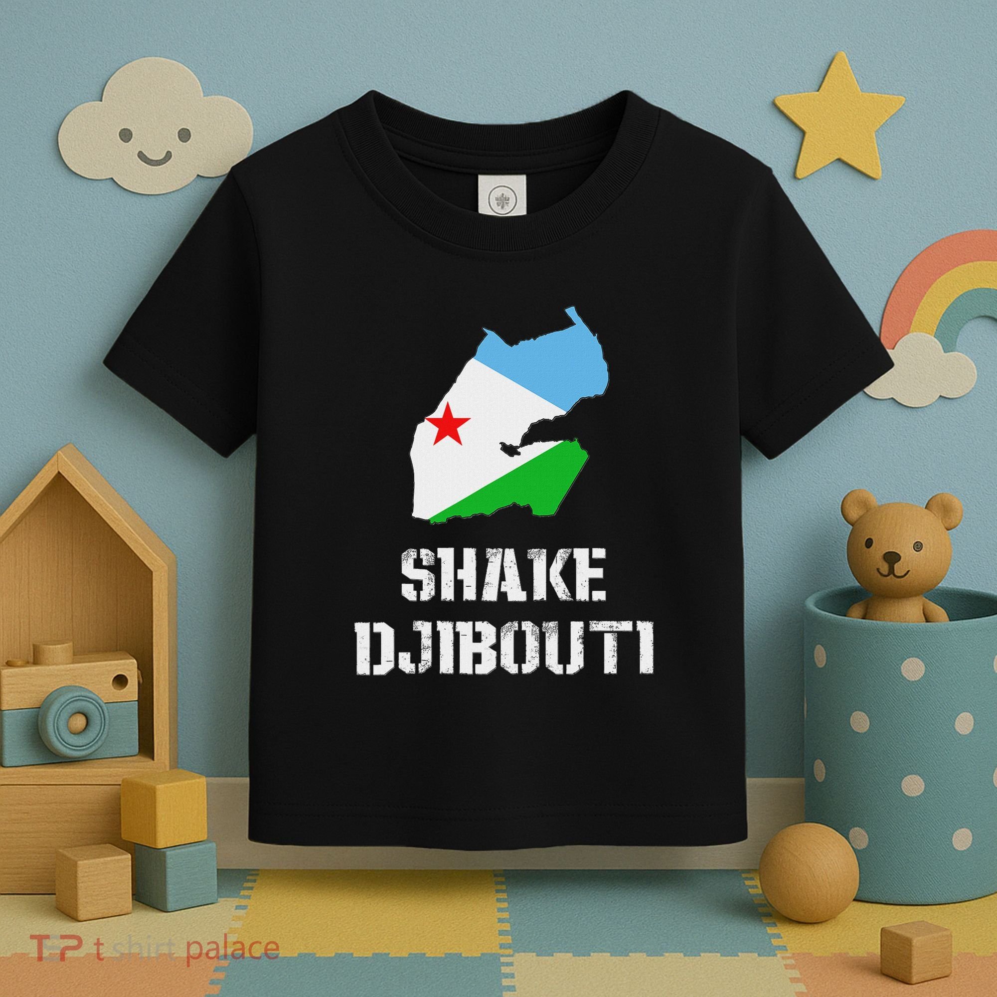 Funny Shake Djibouti Toddler T-Shirt