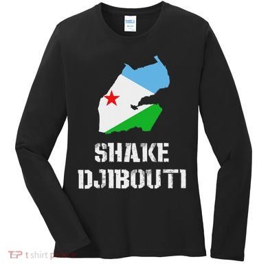 Funny Shake Djibouti Women's Long Sleeve Shirt