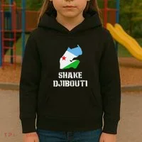 Funny Shake Djibouti Kids Hoodie thumb 3