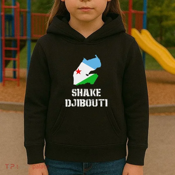 Funny Shake Djibouti Kids Hoodie