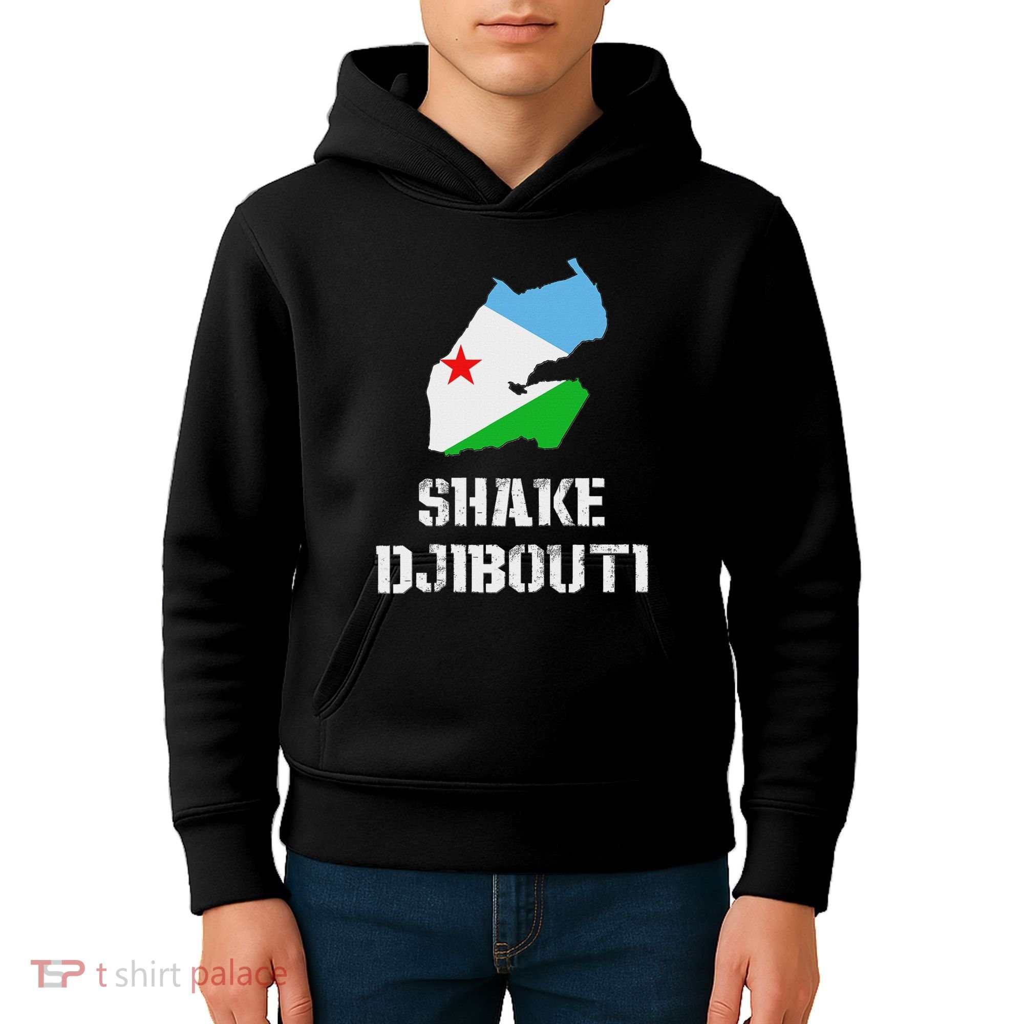 Funny Shake Djibouti Kids Hoodie