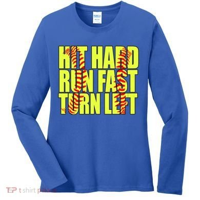 Funny Softball Design Great For Ns And Gift Women's Long Sleeve Shirt