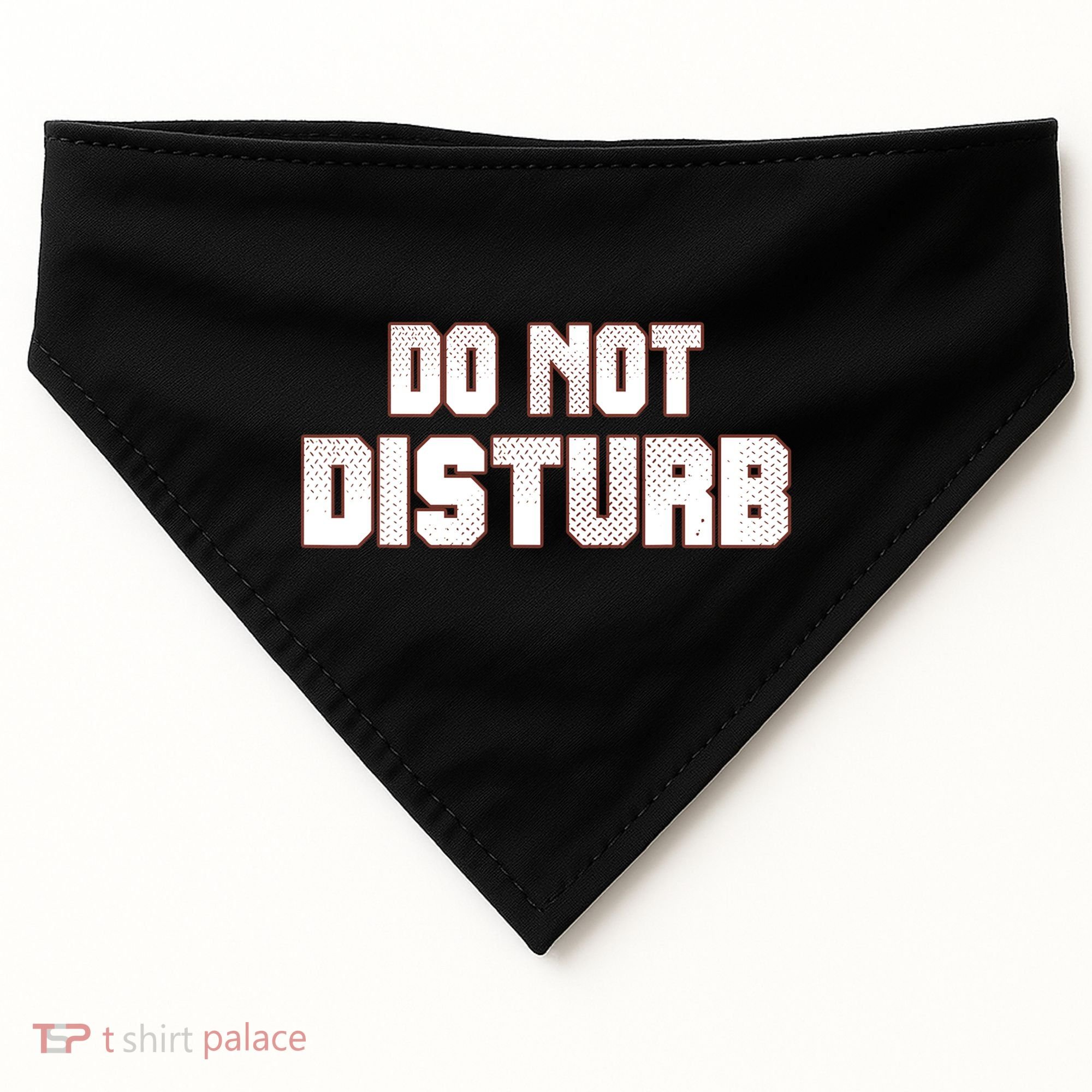 Funny Sayings; Do Not Disturb USA-Made Doggie Bandana
