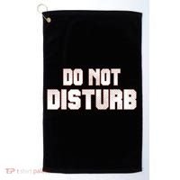 Funny Sayings; Do Not Disturb Golf Towel thumb 0
