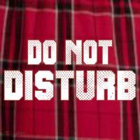 Funny Sayings; Do Not Disturb Women's Flannel Plaid Pajama Pants thumb 2