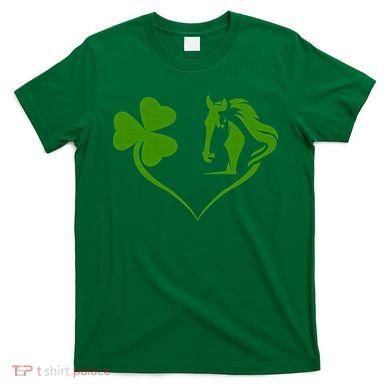 Funny St.Patricks Day design shenanigans shamrock horse T-Shirt