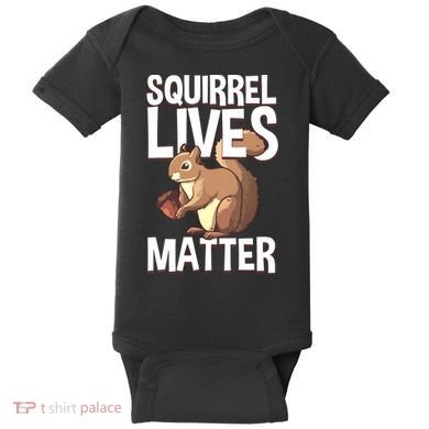 Funny Squirrel Designs For Chipmunk Lovers Baby Bodysuit