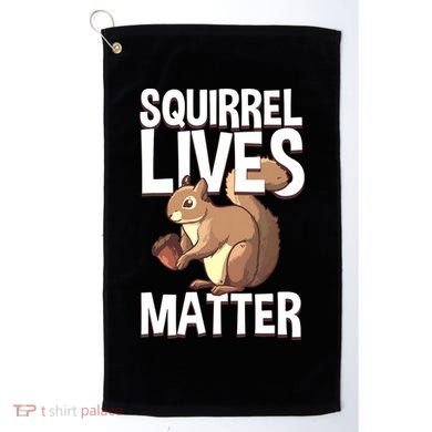 Funny Squirrel Designs For Chipmunk Lovers Golf Towel