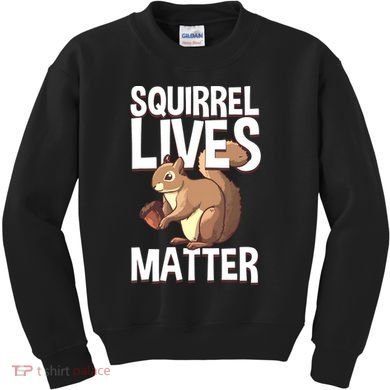 Funny Squirrel Designs For Chipmunk Lovers Kids Sweatshirt
