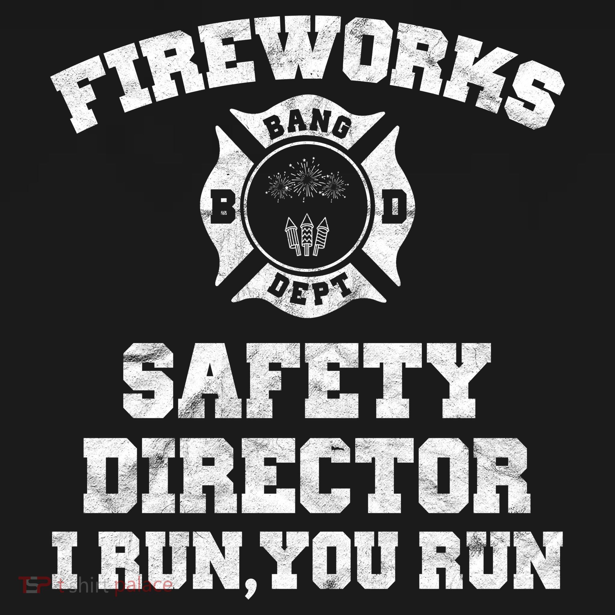 Fireworks Safety Director I Run You Run 4th Of July Backpack