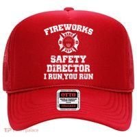 Fireworks Safety Director I Run You Run 4th Of July Hat thumb 0