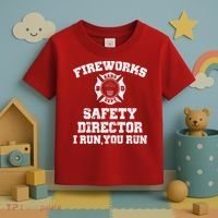 Fireworks Safety Director I Run You Run 4th Of July Toddler T-Shirt thumb 3
