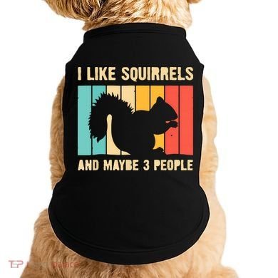 Funny Squirrel Design For Pet Squirrel Lovers Doggie Tank