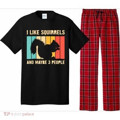 Funny Squirrel Design For Pet Squirrel Lovers Pajama Set